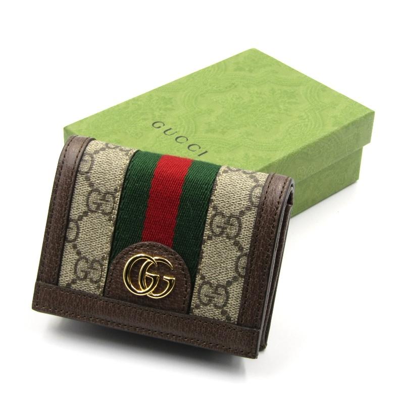 未使用 GUCCI グッチ ミニ財布 523155 96IWG 8745 オフィディア カードケース ウォレット GGスプリーム ベージュ  50014117 :50014117:クラシック - 通販 - Yahoo!ショッピング