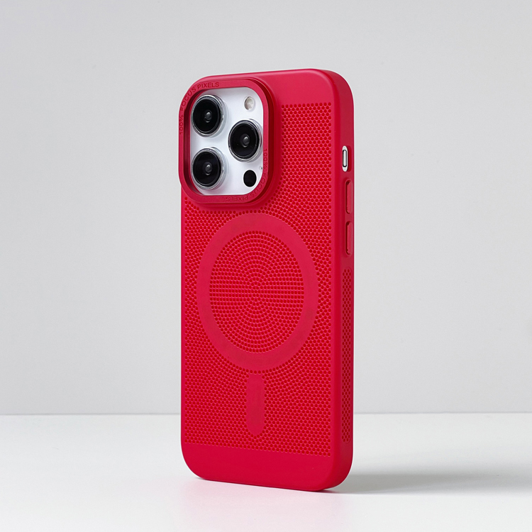 メッシュ 通気性マグセーフiPhoneケース-hmcase