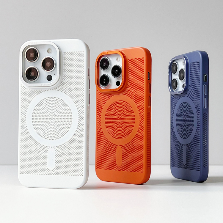 メッシュ 通気性マグセーフiPhoneケース-hmcase