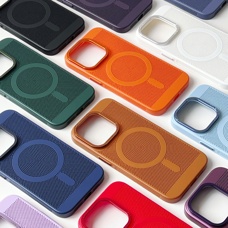 メッシュ 通気性マグセーフiPhoneケース-hmcase