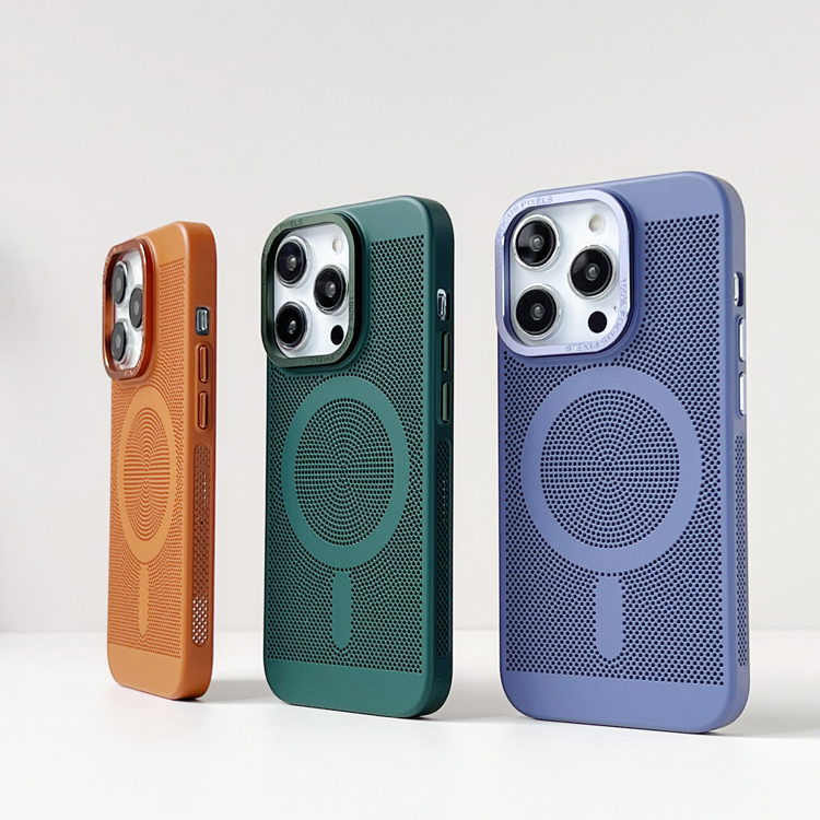 メッシュ 通気性マグセーフiPhoneケース-hmcase