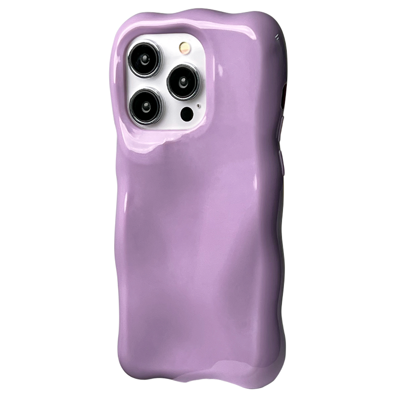 ジェリーカラー立体フリルiPhoneスマホケース