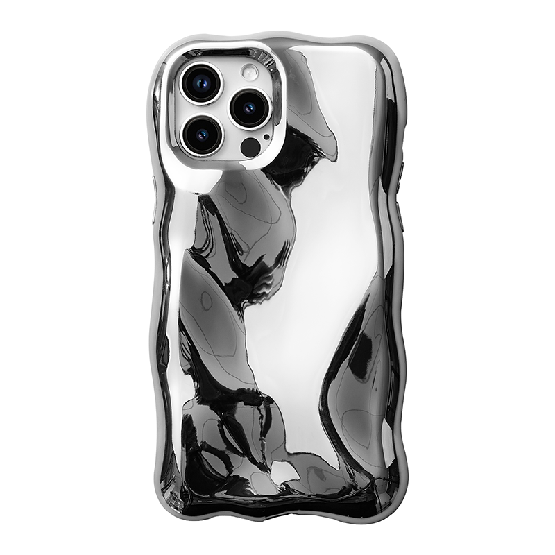 ジェリーカラー立体フリルiPhoneスマホケース