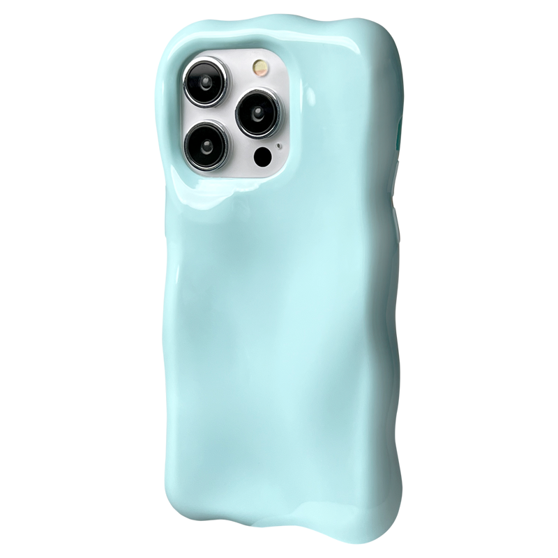 ジェリーカラー立体フリルiPhoneスマホケース