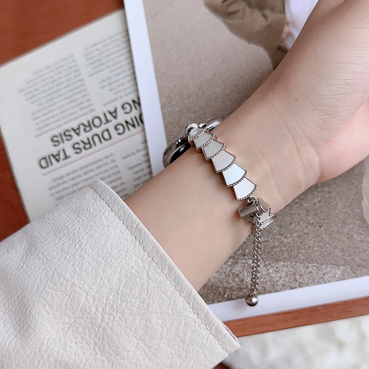 メタリック貝象眼 Apple Watchバンド-hmcase