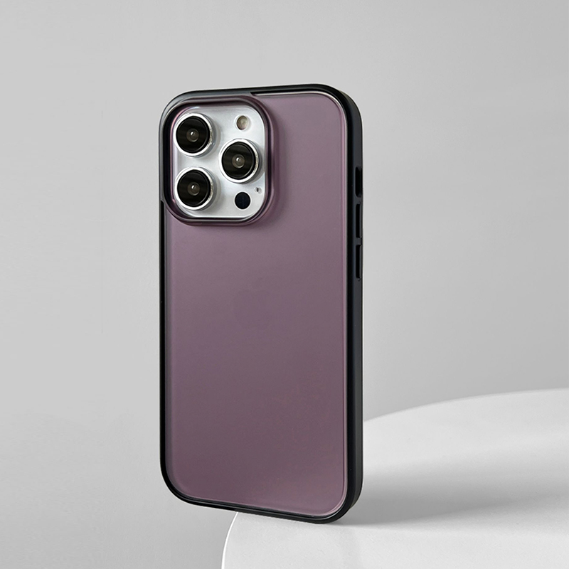 半透明フロスト肌触りいいiPhoneケース（14シリーズ）