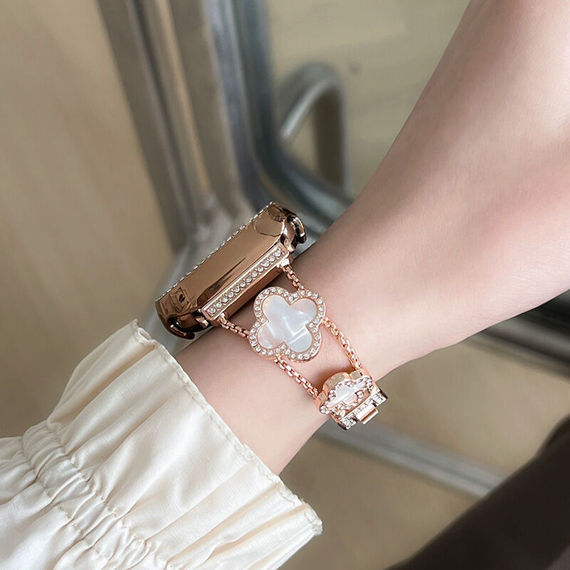 幸せの四葉のクローバー Apple Watchバンド-hmcase