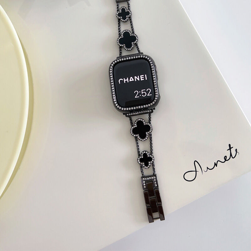 幸せの四葉のクローバー Apple Watchバンド-hmcase