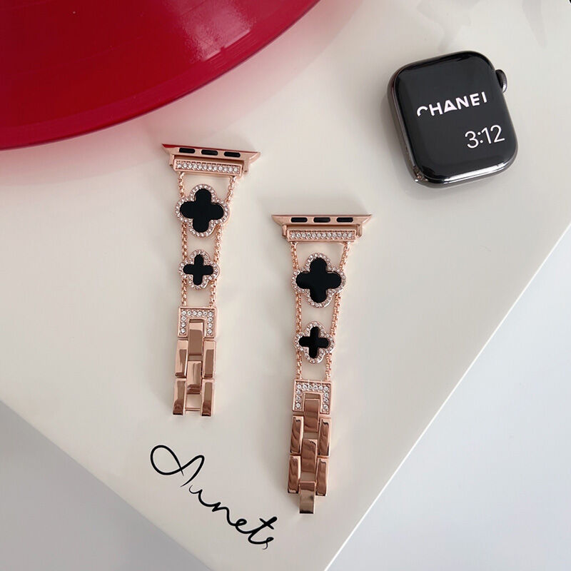 幸せの四葉のクローバー Apple Watchバンド-hmcase