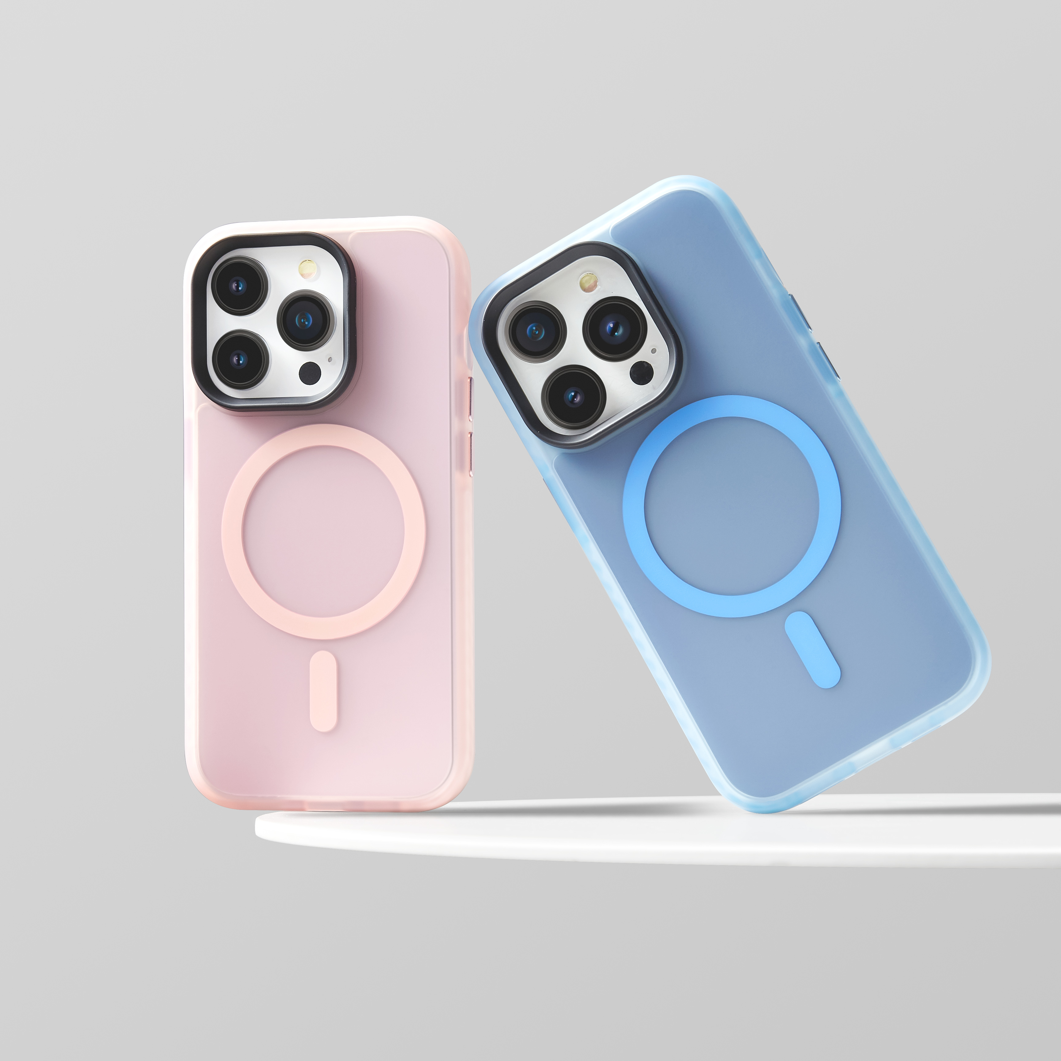 フロスト肌ざわり 耐衝撃 iPhoneケース