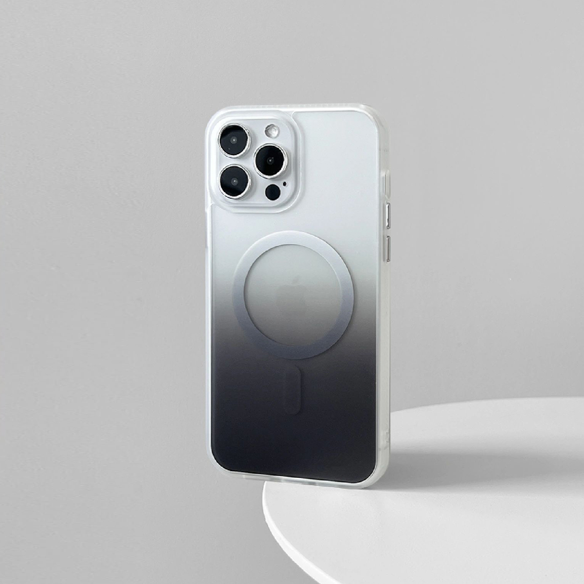 高級感 透明グラデーションカラー Magsafe対応ケース-hmcase