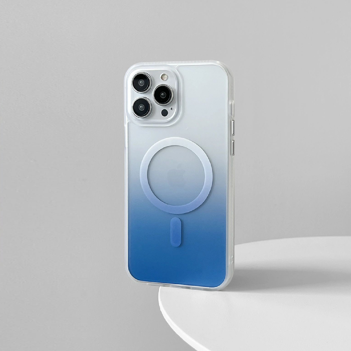 高級感 透明グラデーションカラー Magsafe対応ケース-hmcase