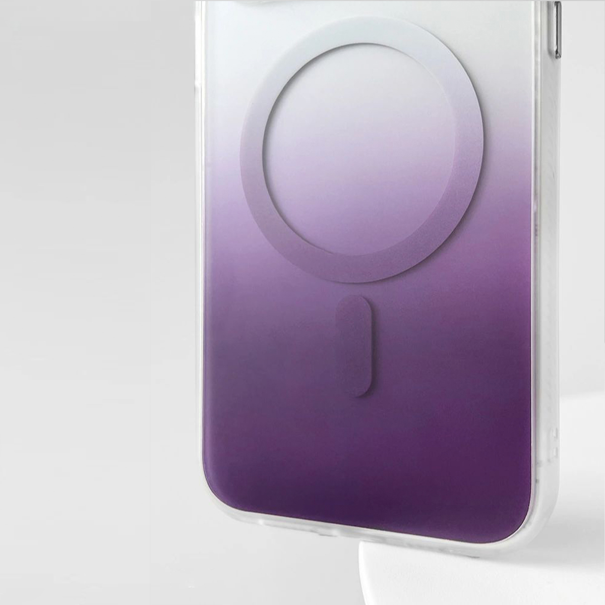 高級感 透明グラデーションカラー Magsafe対応ケース-hmcase