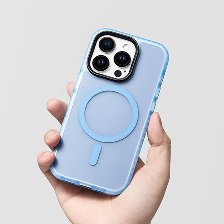 フロスト肌ざわり 耐衝撃マグセーフ対応iPhoneケース