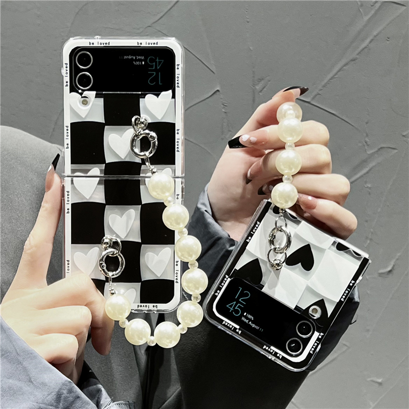 เหมาะสำหรับ Samsung Z Flip4/3 เคสโทรศัพท์ส่วนบุคคลน่ารักใหม่