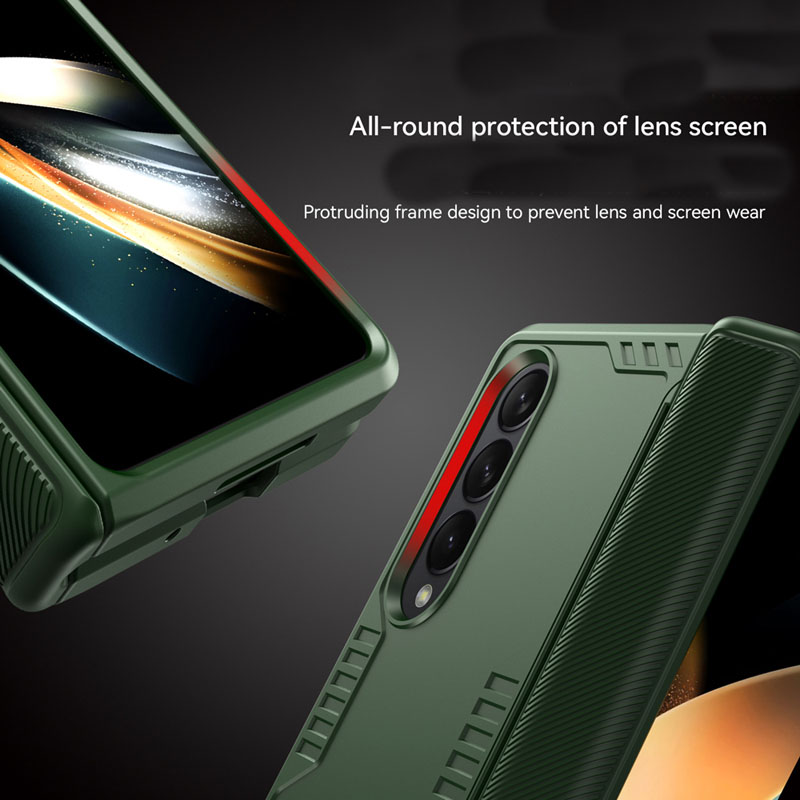 เหมาะสำหรับ Samsung Z Fold3/4 บานพับแกนกลางป้องกันกรณีโทรศัพท์กันกระแทก