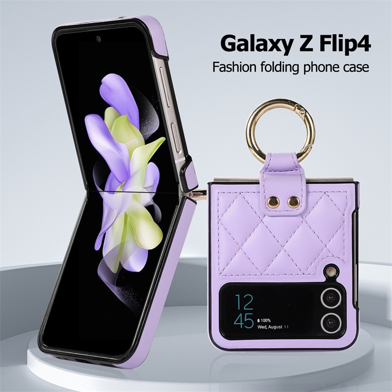 สำหรับ Samsung Z Flip 4/3 เคสโทรศัพท์กันกระแทกอย่างมีสไตล์