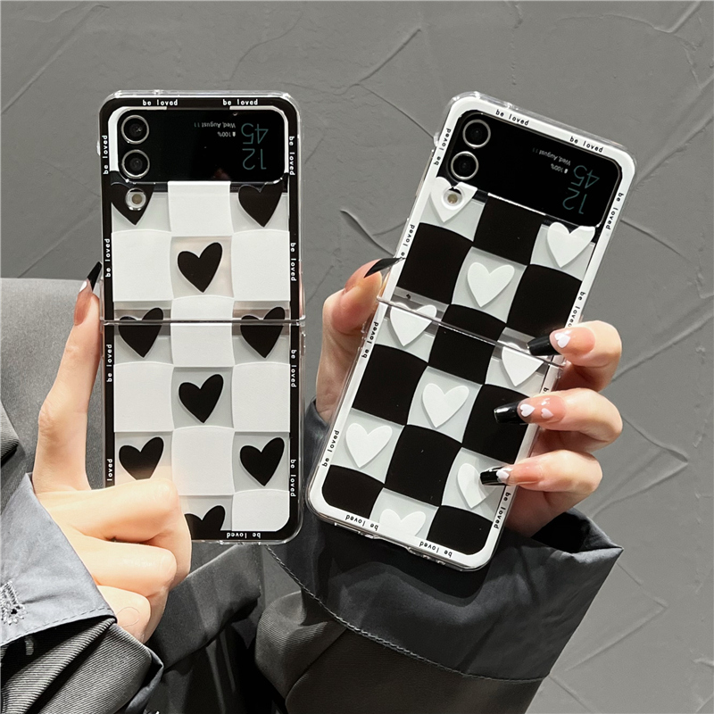 เหมาะสำหรับ Samsung Z Flip4/3 เคสโทรศัพท์ส่วนบุคคลน่ารักใหม่