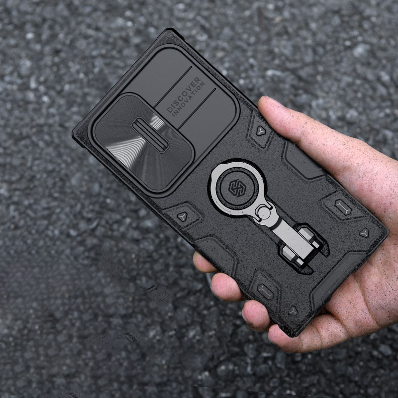 เหมาะสำหรับเคสโทรศัพท์มือถือกันกระแทก Samsung S23 series พร้อมโครงรองรับโทรศัพท์มือถือ
