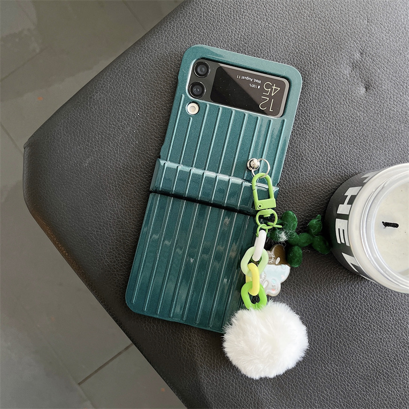 เหมาะสำหรับ Samsung Z Flip4/3 เคสโทรศัพท์มือถือแฟชั่นสร้างสรรค์ใหม่