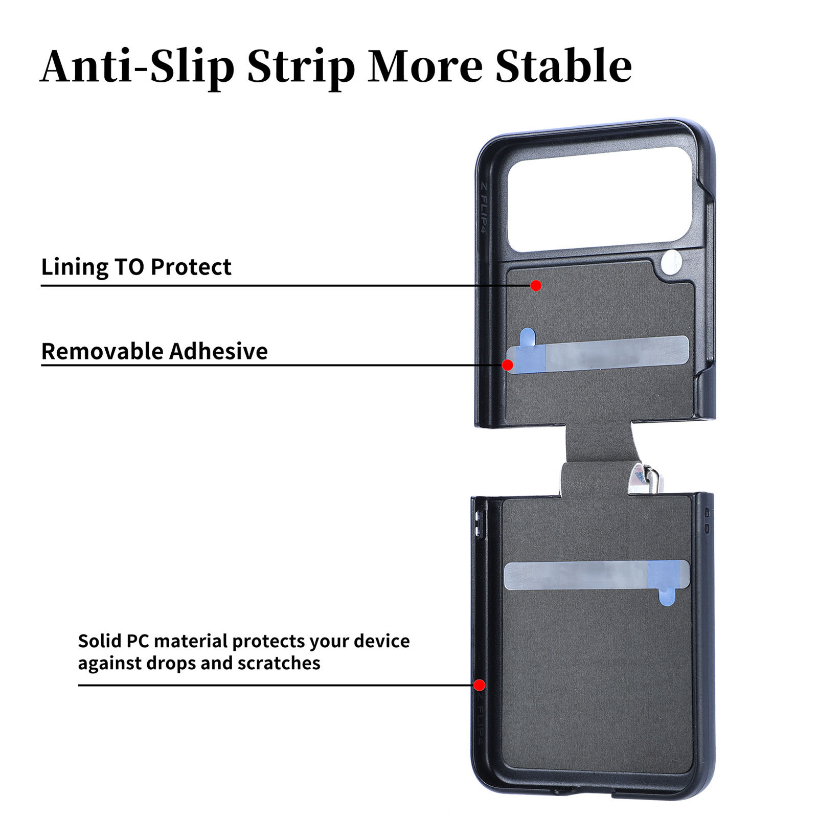 เหมาะสำหรับ Samsung Z Flip4/3 เคสโทรศัพท์มือถือป้องกันการหล่นแฟชั่นที่สร้างสรรค์