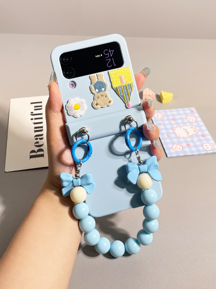 เหมาะสำหรับ Samsung Z Flip4/3 การ์ตูนน่ารักรวมทุกอย่างเคสโทรศัพท์มือถือกันกระแทก