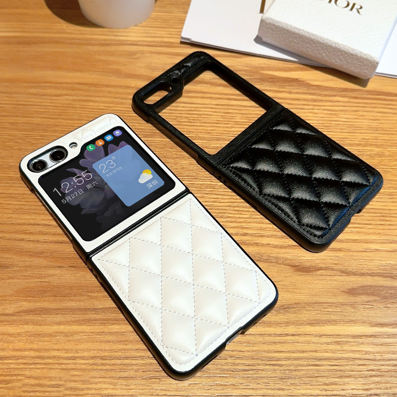 เหมาะสำหรับ Samsung Z Flip5 เคสโทรศัพท์มือถือกันกระแทกแฟชั่นระดับไฮเอนด์ใหม่