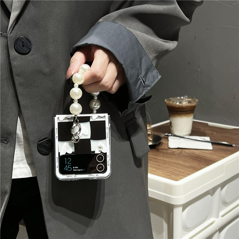 เหมาะสำหรับ Samsung Z Flip4/3 เคสโทรศัพท์ส่วนบุคคลน่ารักใหม่