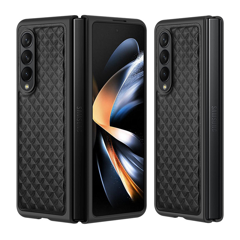 เหมาะสำหรับ Samsung Z Flip4/3 เคสโทรศัพท์ธุรกิจแฟชั่นใหม่