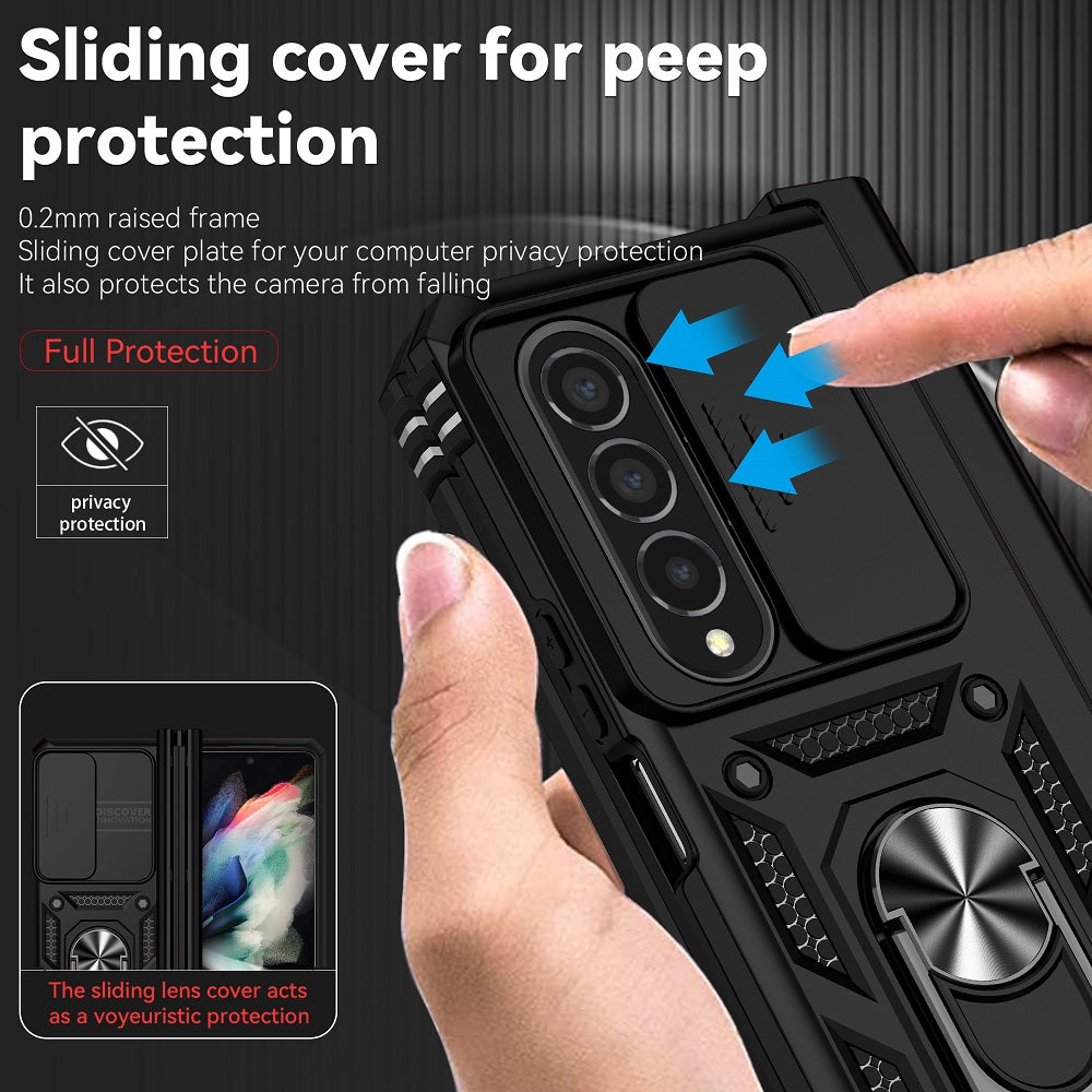 Suitable for samsung z fold4/3 mecha push cover mobile phone