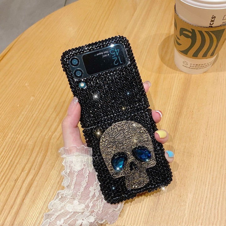 สำหรับ Samsung Galaxy Z Flip4/3 Series Creative Shiny Luxury Diamond เคสโทรศัพท์