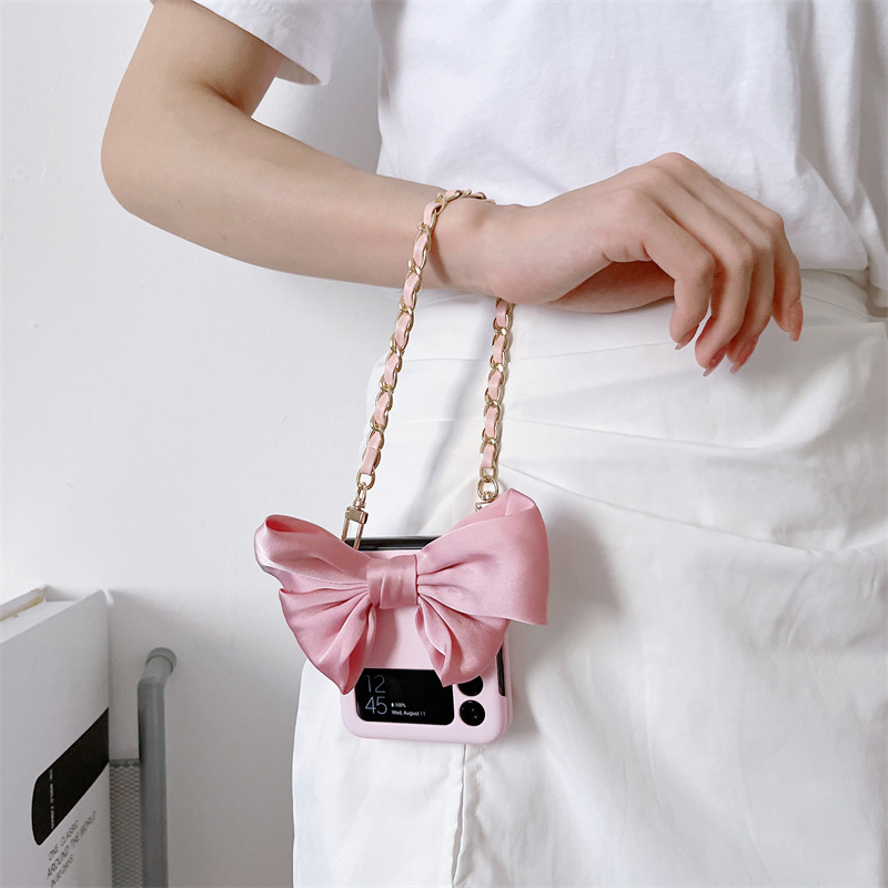 เหมาะสำหรับ Samsung Z Flip3/4 แฟชั่นสร้างสรรค์กุทัณฑ์โทรศัพท์มือถือกรณี