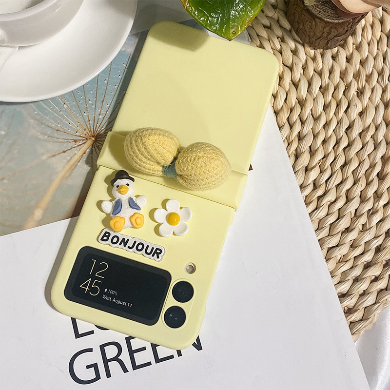 เคสโทรศัพท์น่ารัก Dopamine สำหรับ Samsung Z Flip3/4