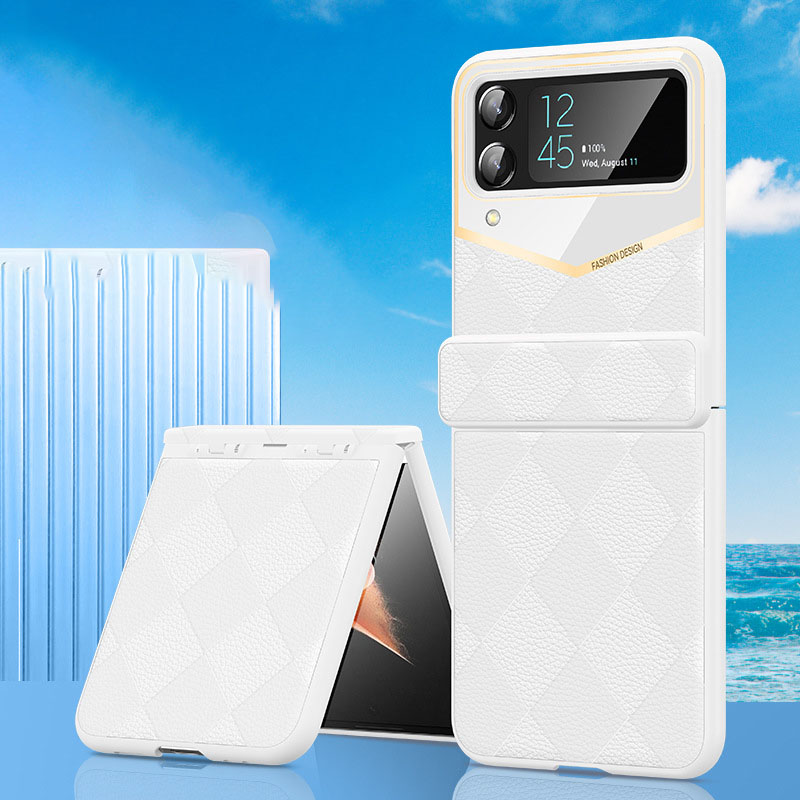 เหมาะสำหรับ Samsung Z Flip4/3 เนื้อหนังเกรดสูง รวมทุกอย่าง เคสโทรศัพท์มือถือกันกระแทก