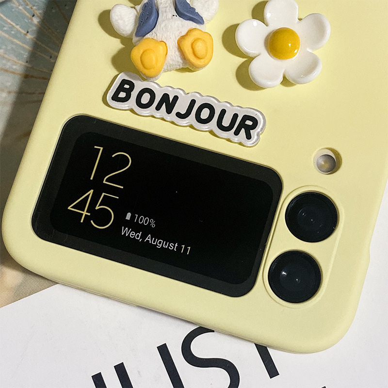 เคสโทรศัพท์น่ารัก Dopamine สำหรับ Samsung Z Flip3/4