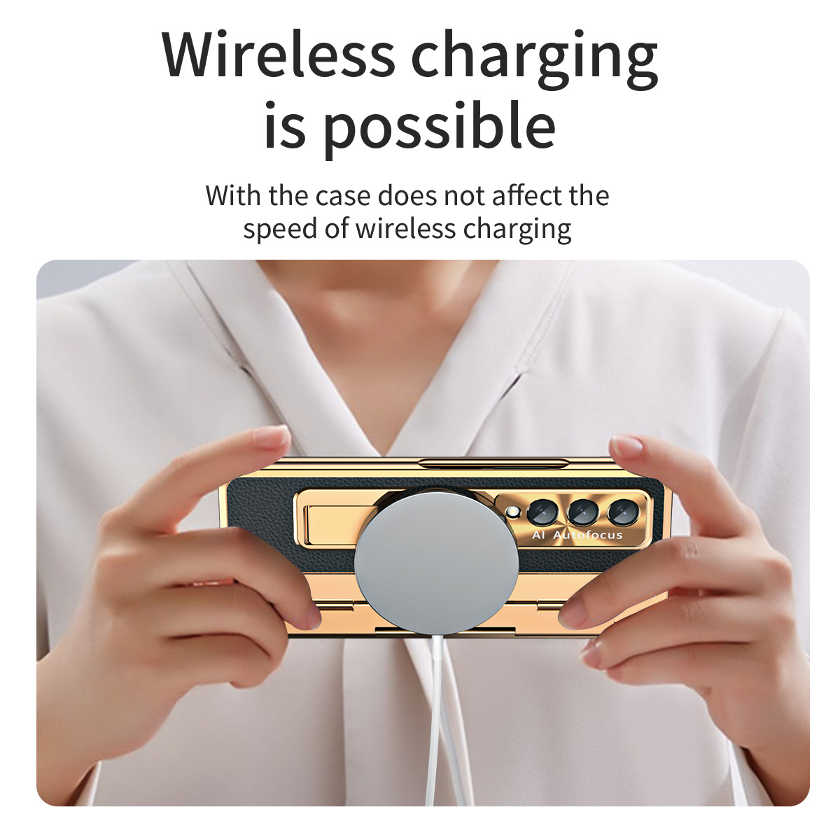 เหมาะสำหรับ Samsung Z Fold4/3 เคสโทรศัพท์มือถือสุดหรู