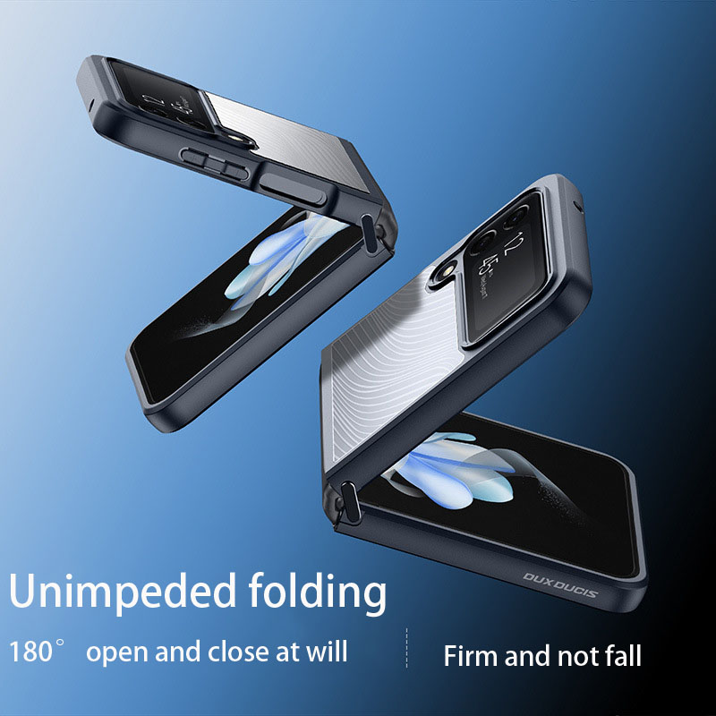 เหมาะสำหรับ Samsung Z Flip4/5 เคสโทรศัพท์มือถือแฟชั่นระดับไฮเอนด์ใหม่