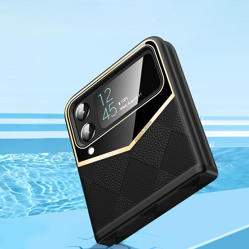 เหมาะสำหรับ Samsung Z Flip4/3 เนื้อหนังเกรดสูง รวมทุกอย่าง เคสโทรศัพท์มือถือกันกระแทก