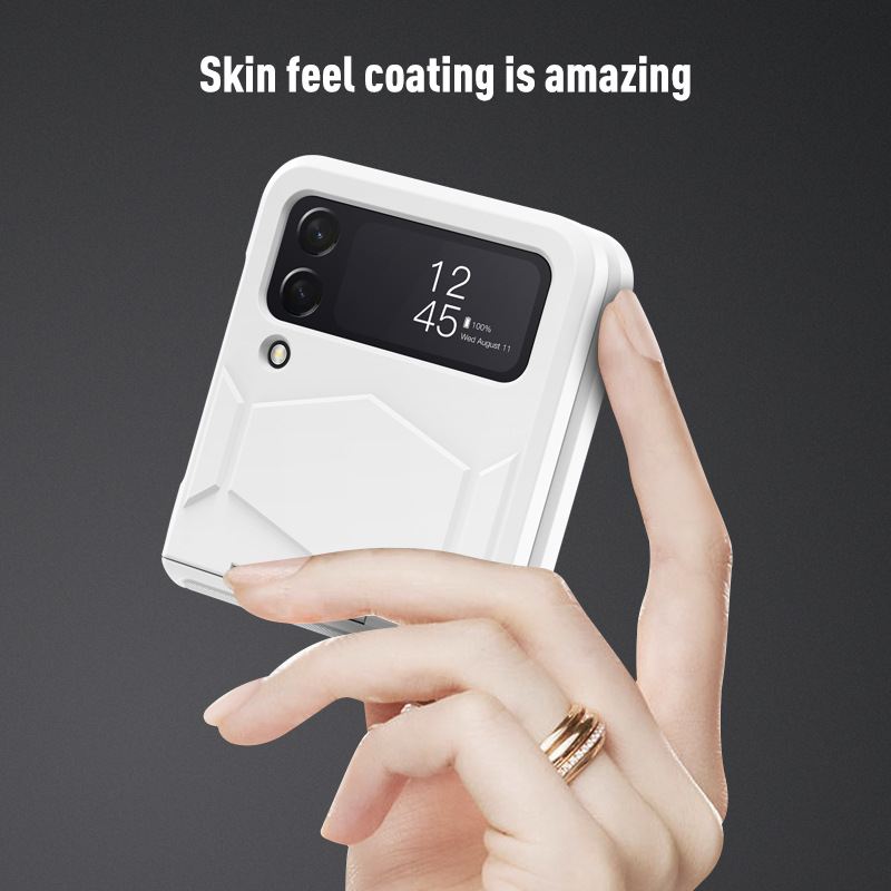 เหมาะสำหรับ Samsung Z Flip4/3 เคสโทรศัพท์มือถือแฟชั่นระดับไฮเอนด์