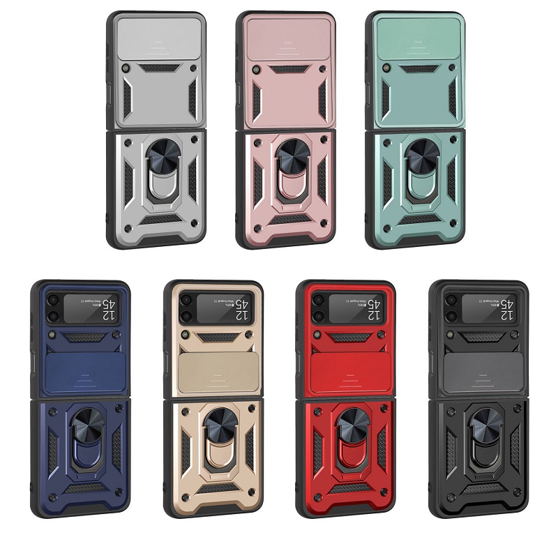 Shockproof Phone Case with Back Cover for Samsung Galaxy Z Flip4 Flip3