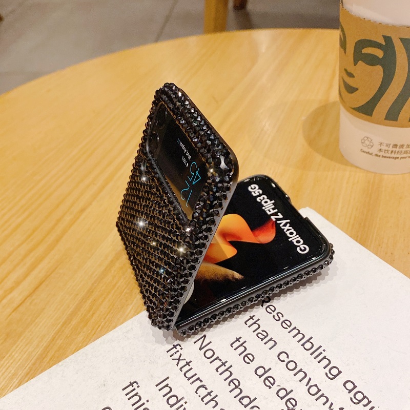 สำหรับ Samsung Galaxy Z Flip4/3 Series Creative Shiny Luxury Diamond เคสโทรศัพท์