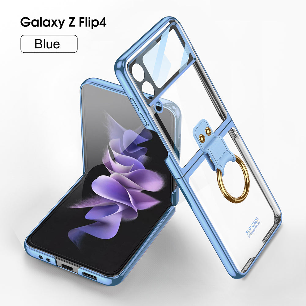New Anodized Clear Phone Case for Samsung Galaxy Z Flip4 Flip3 5G