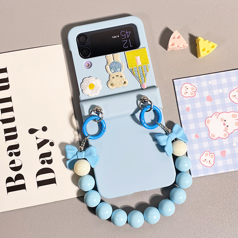 เหมาะสำหรับ Samsung Z Flip4/3 การ์ตูนน่ารักรวมทุกอย่างเคสโทรศัพท์มือถือกันกระแทก