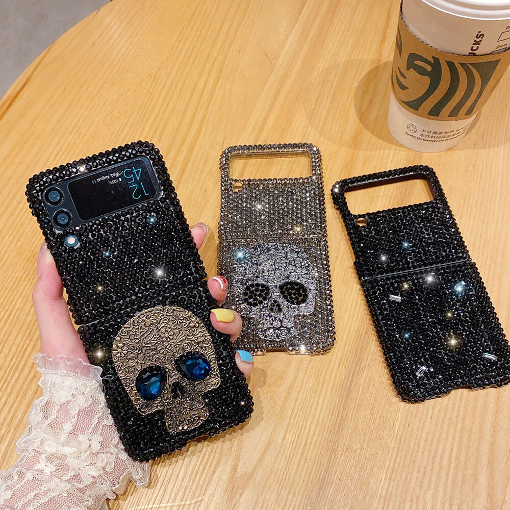 สำหรับ Samsung Galaxy Z Flip4/3 Series Creative Shiny Luxury Diamond เคสโทรศัพท์