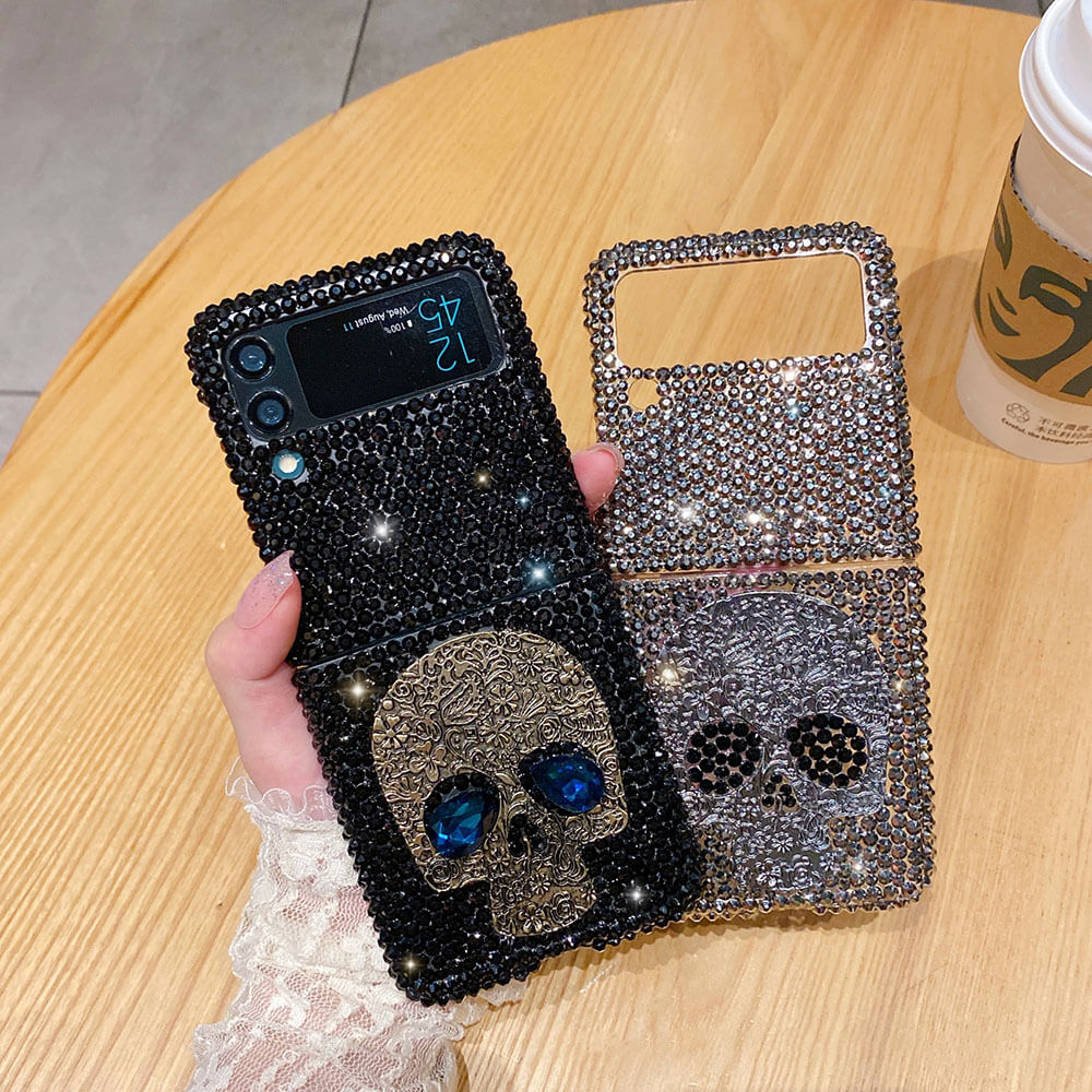 สำหรับ Samsung Galaxy Z Flip4/3 Series Creative Shiny Luxury Diamond เคสโทรศัพท์