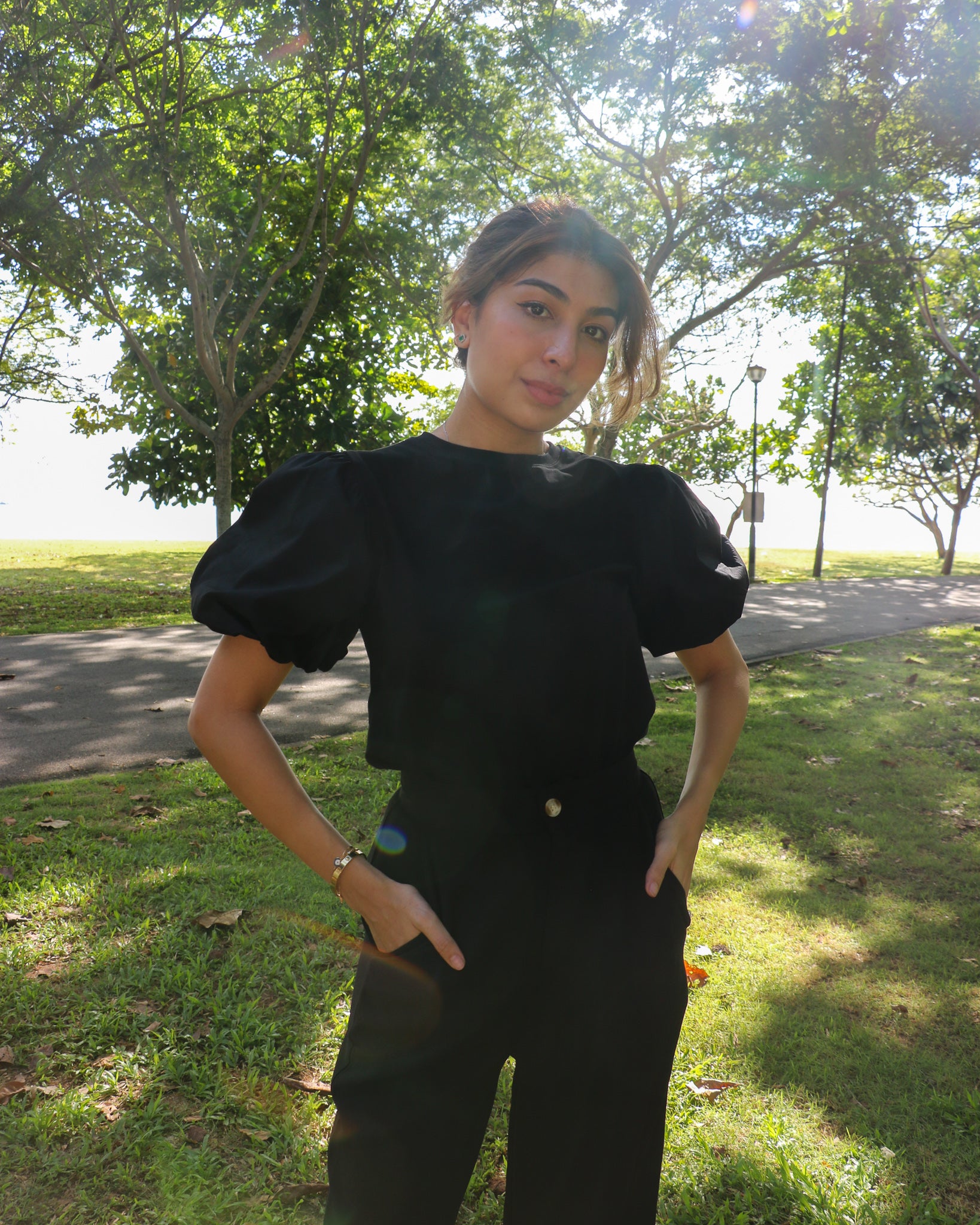 Lorraine Top in Black