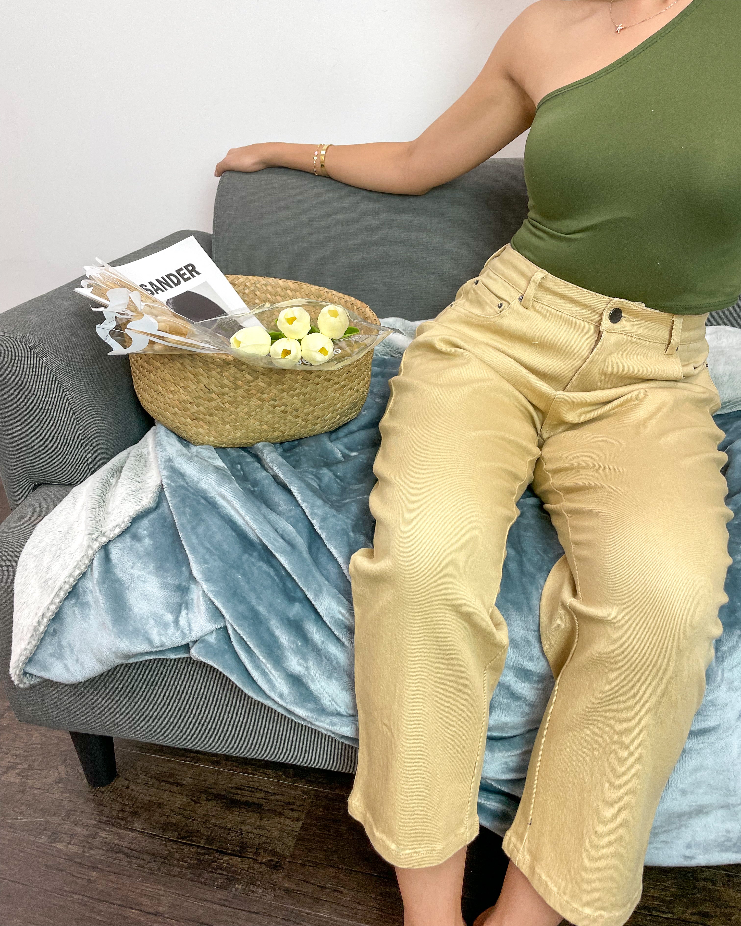 Maddison Jeans in Ecru