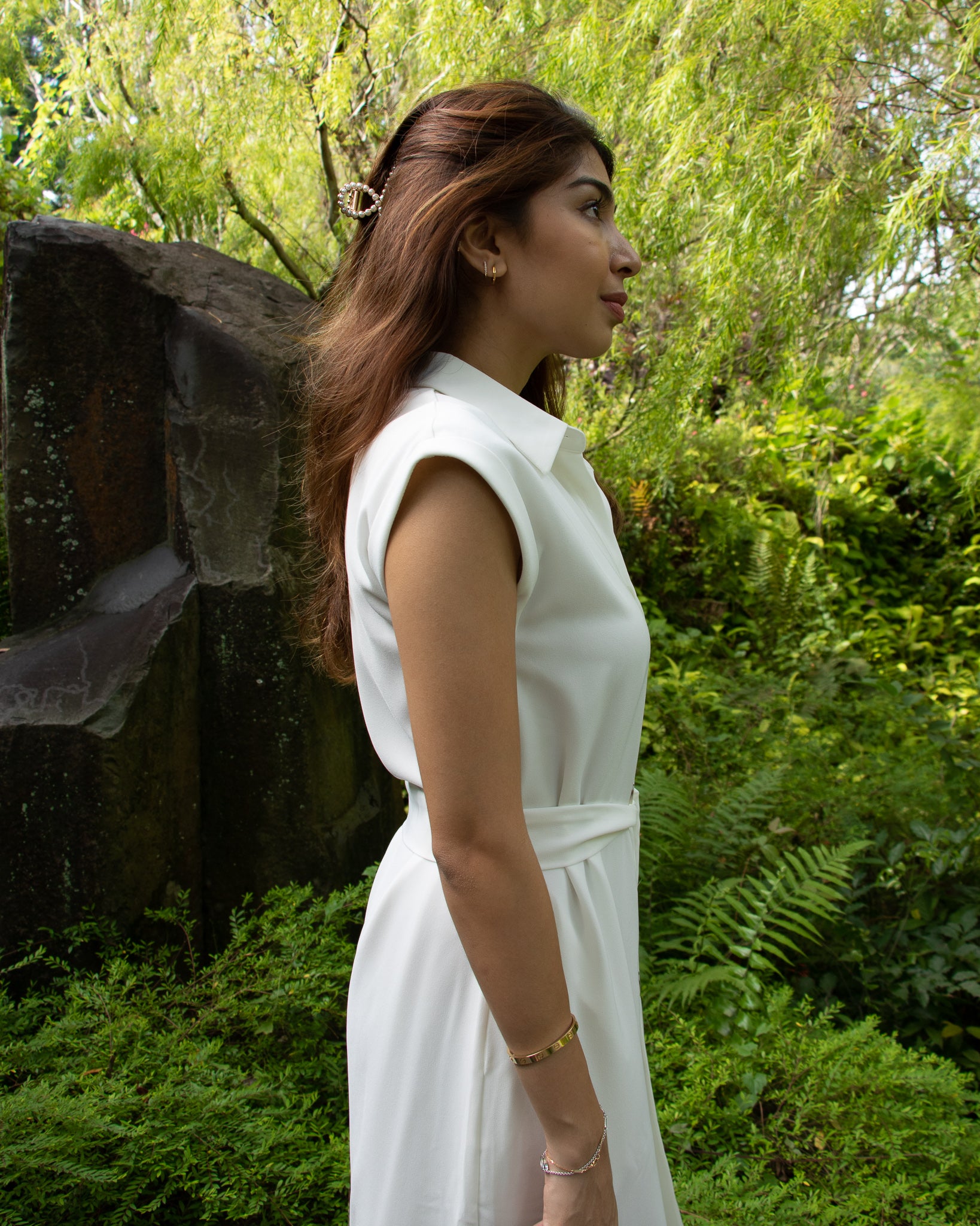 Gwen Dress in White