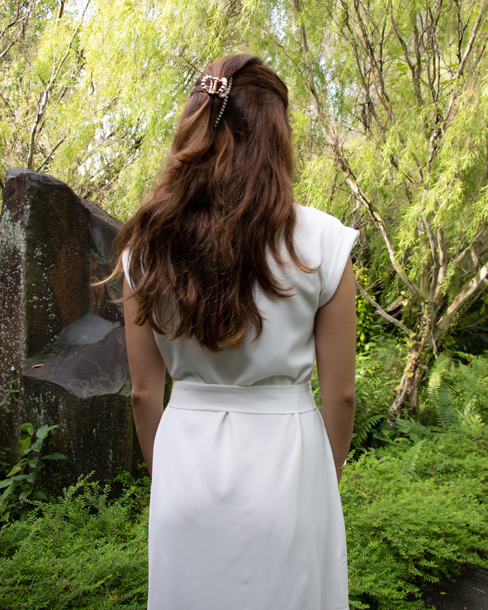 Gwen Dress in White