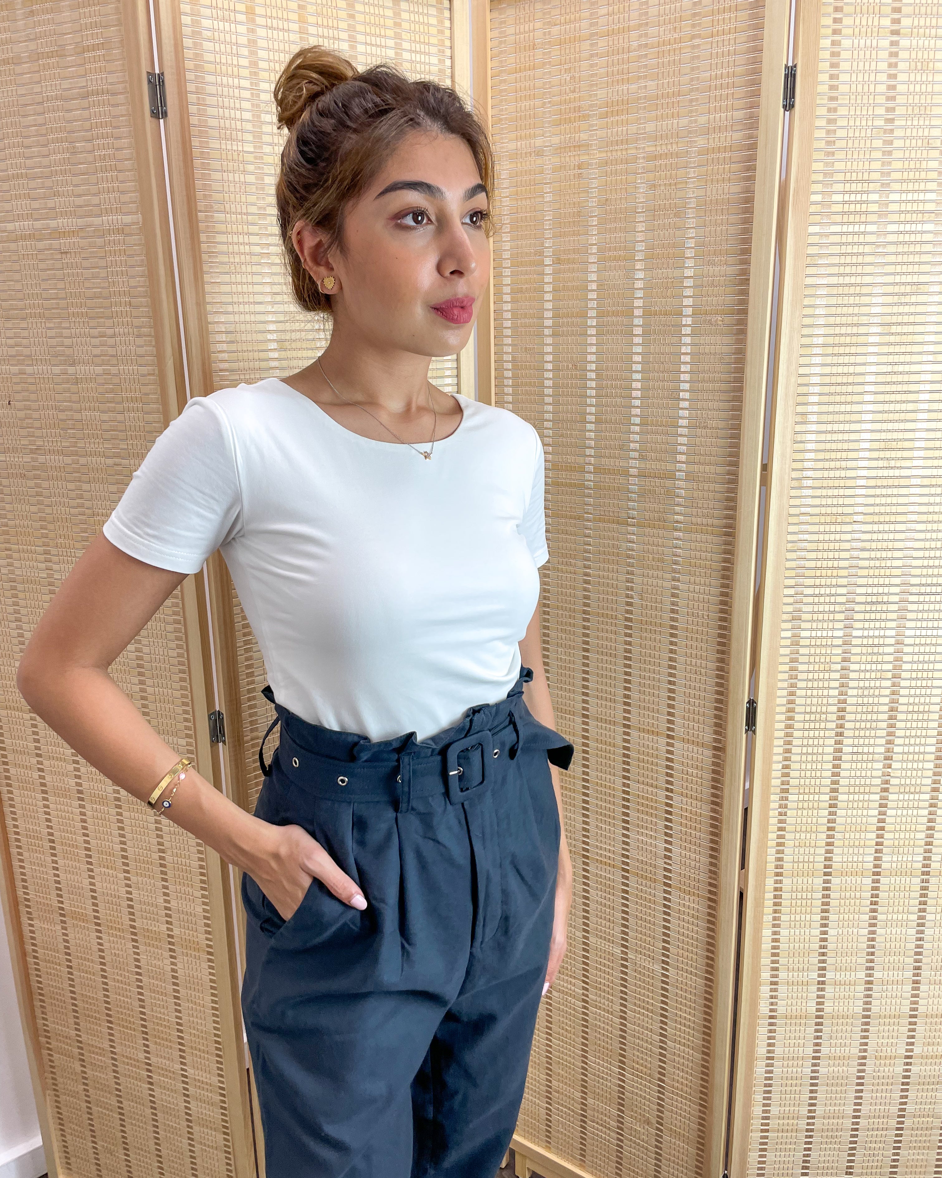 Becca Two-Way Top in White